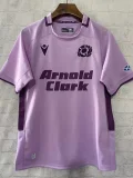 2025 Scotland Away Pink Rugby Jersey (圆领)