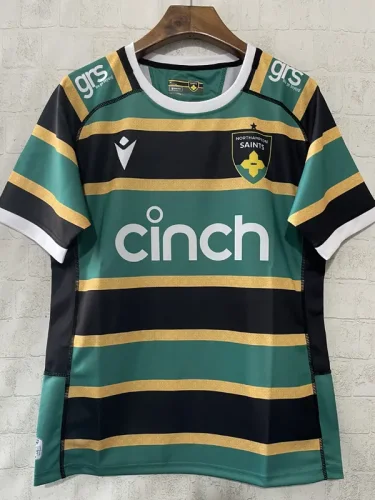 2026 Northampton Saints Home Green Rugby Jersey (圆领)