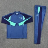 2025 NK Royal blue Half Pull Tracksuit #NB11 (半拉链)