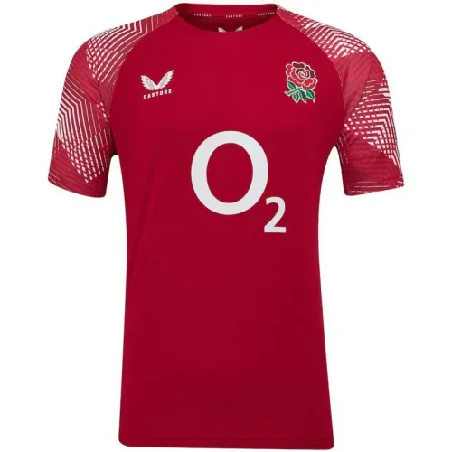 2025 England Red Rugby Jersey (圆领)