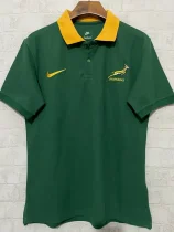 2025 South Africa Green Polo Rugby Jersey (有领)