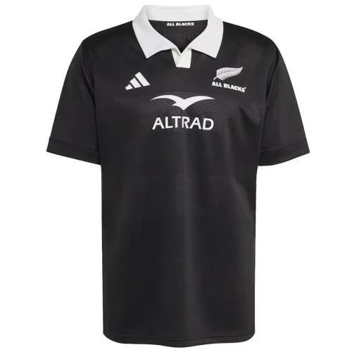 2025 New Zealand Black Away Polo Rugby Jersey (有领)
