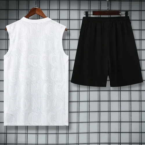 25-26 CHE White Tank top and shorts suit