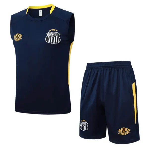 25-26 Santos FC Royal blue Tank top and shorts suit