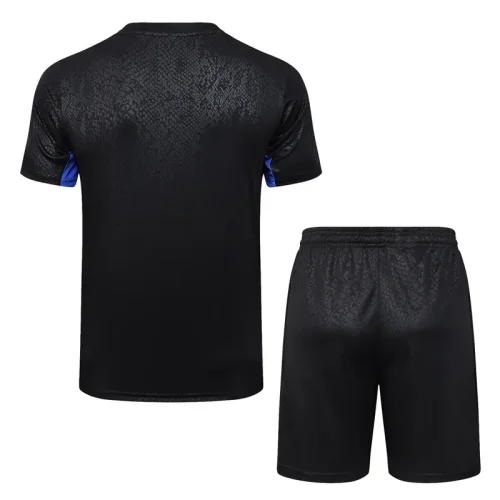 25-26 BAR Black Training Short Suit