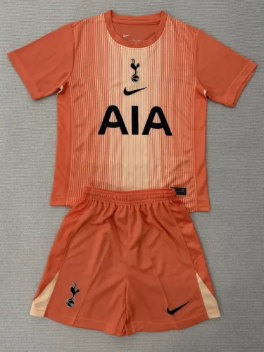 25-26 TOT Orange GoalKeeper Kids Soccer Jersey