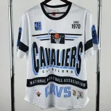 2026 Cleveland Cavaliers White Retro High Quality Casual T-Shirt #MN