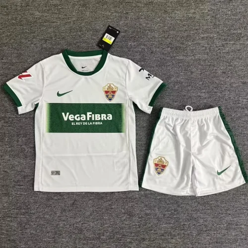 25-26 Elche CF Home Kids Soccer Jersey
