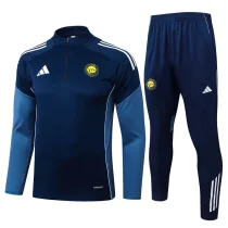 25-26 Al-Nassr Royal blue Half Pull Tracksuit #B25110(半拉链) 25-26 Al-Nassr Royal blue Half Pull Tracksuit #B25110(半拉链)