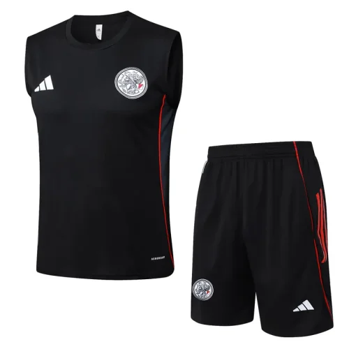 25-26 Ajax Black Tank top and shorts suit
