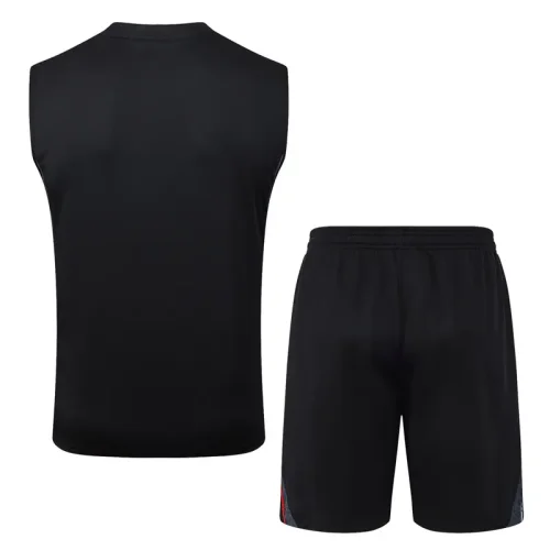 25-26 Ajax Black Tank top and shorts suit