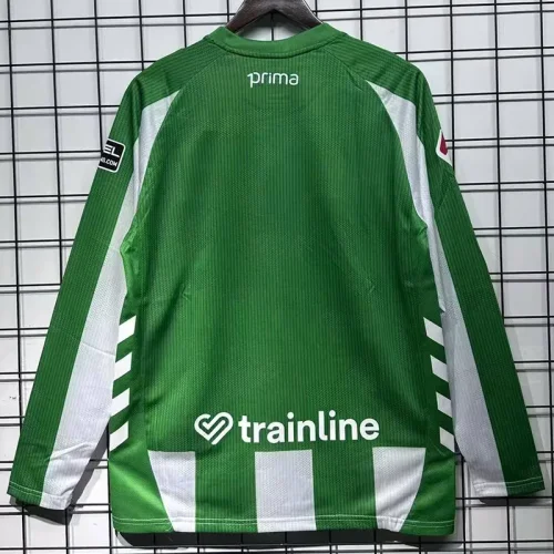 25-26 Real Betis Home Long Sleeve Soccer Jersey (长袖)