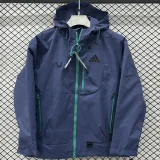 2025 AD Dark blue Outdoor Jackets #Y001软料冲锋衣