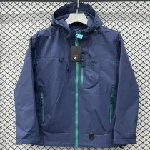 2025 ARC-TERYX Dark blue Outdoor Jackets #Y004冲锋衣