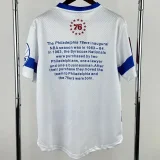 2026 76ERS White Retro High Quality Casual T-Shirt #MN