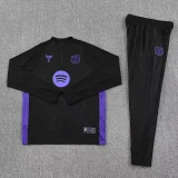 25-26 BAR Black Half Pull Tracksuit (半拉链)