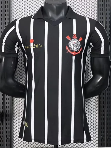 25-26 Corinthians Black Special Edition Player Version Soccer Jersey