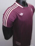 25-26 Bayern Brown Red Casual Edition Player Version Training shirts
