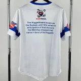 2026 Nuggets White Retro High Quality Casual T-Shirt #MN