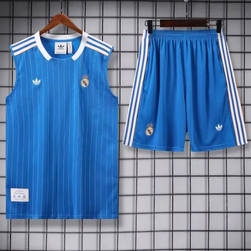 25-26 RMA Blue Tank top and shorts suit #条纹