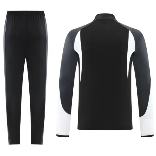 2025 NK Black Gray Half Pull Tracksuit #NB11 (半拉链)