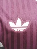 25-26 Bayern Brown Red Casual Edition Player Version Training shirts