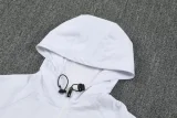 25-26 PSG White Hoodie Jacket Tracksuit