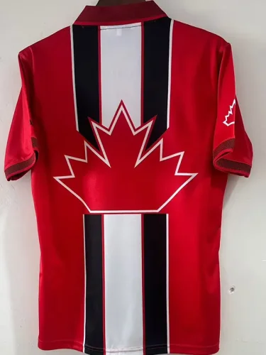 1998 Canada Home Retro Soccer Jersey