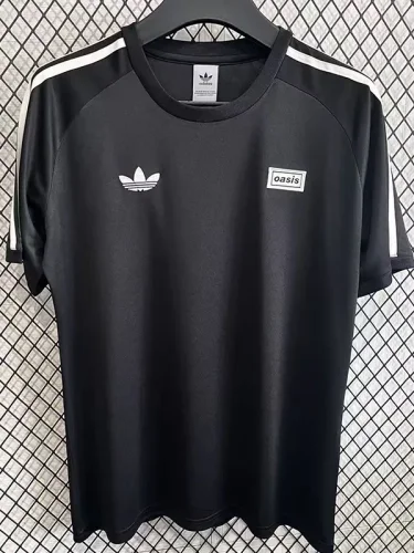 2025 Ad Oasis Joint Edition Black Casual T-Shirt