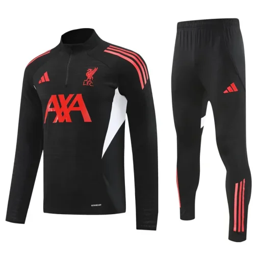 25-26 LIV Black Half Pull Tracksuit (半拉链)
