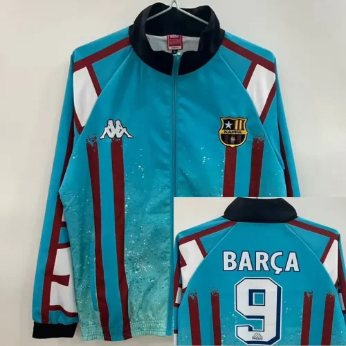 25-26 KAPPA #9 BARCA Green Windbreaker #刺绣