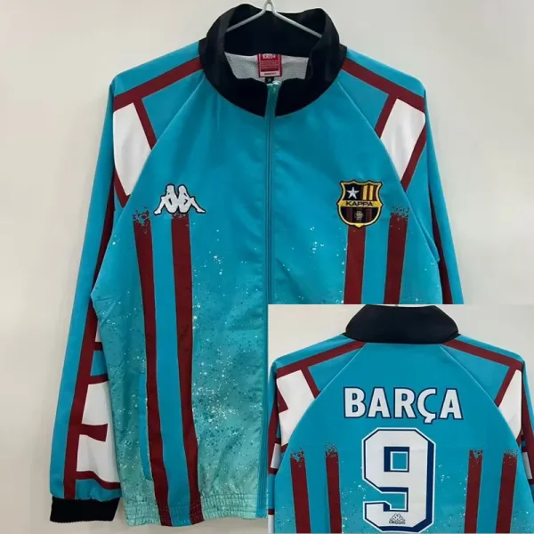 25-26 KAPPA #9 BARCA Green Windbreaker #刺绣