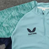 25-26 Bilbao Green Half Pull Tracksuit (Pants Have Pocket)(半拉链)