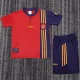 1996 Spain Home Kids Retro Soccer Jersey