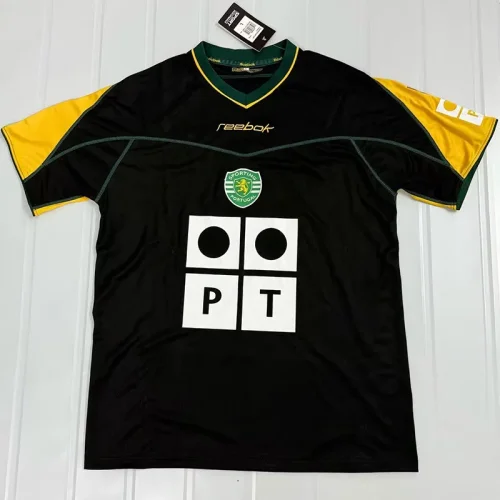 2002-2003 Sporting Lisbon Away Retro Soccer Jersey