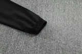 25-26 Man Utd Black Hoodie Jacket Tracksuit