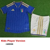 26-27 Italy Home Kids Player Version Soccer Jersey (球员童装)
