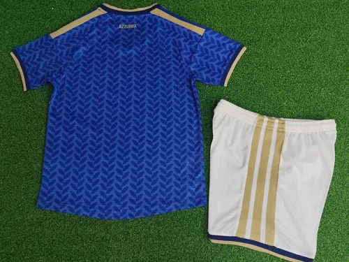2026 Italy Home Kids Player Version Soccer Jersey (球员童装)