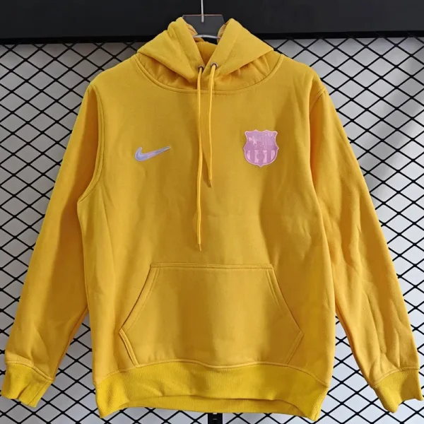 25-26 BAR Yellow Hoody 黄色(加绒)粉标
