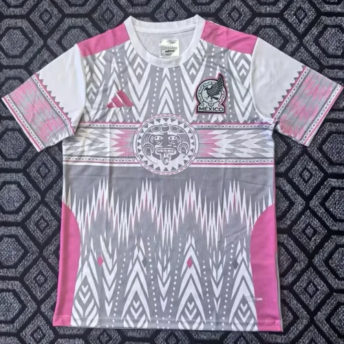 25-26 Mexico Pink Grey Special EditionTraining Shirts