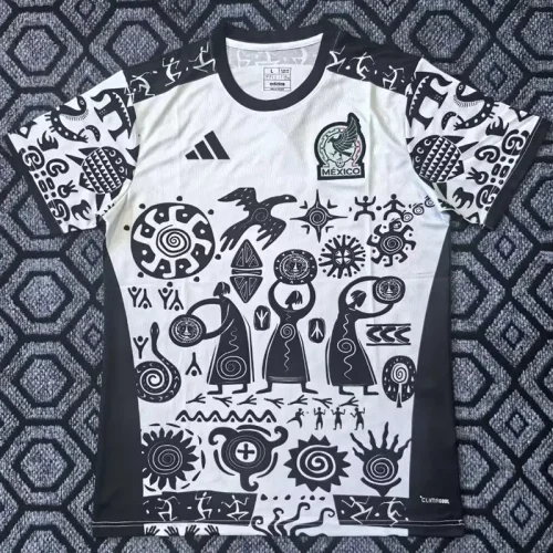 25-26 Mexico Black White Special EditionTraining Shirts