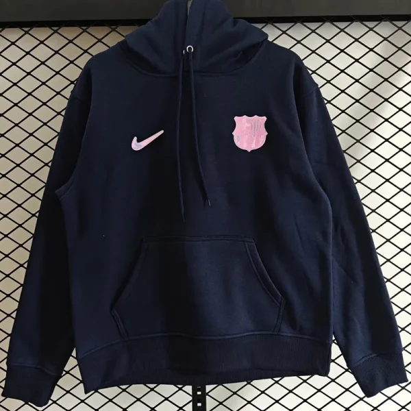 25-26 BAR Royal blue Hoody 宝蓝色(加绒)粉标
