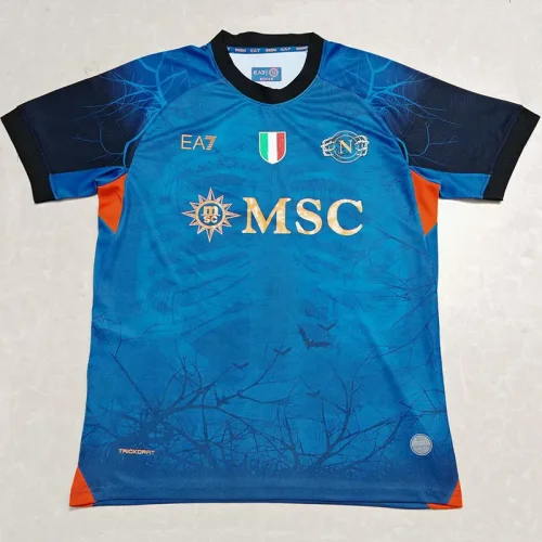 25-26 Napoli Halloween Blue Fans Soccer Jersey
