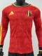2026 Belgium Home Long Sleeve Player Version Soccer Jersey (长袖球员)