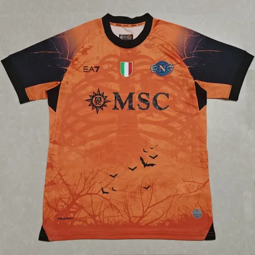 25-26 Napoli Halloween Orange Fans Soccer Jersey