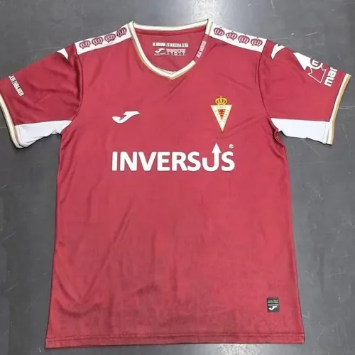 25-26 Real Murcia Home Fans Soccer Jersey