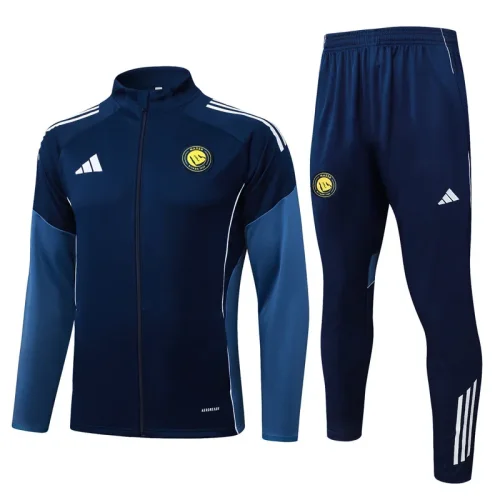 25-26 Al-Nassr Royal blue Jacket Tracksuit #A2591