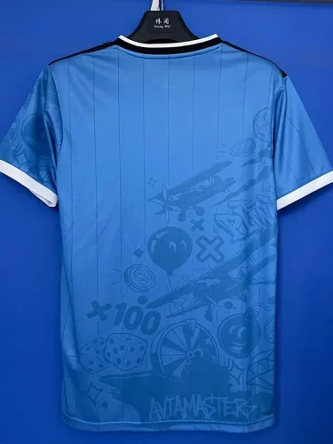 25-26 Italy Blue Special Edition Training shirts (游戏图案)