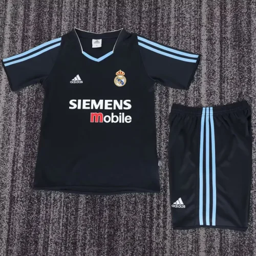 2003-2004 RMA Away Kids Retro Soccer Jersey