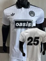 2025 Ad Oasis Joint Edition #25 Player Version White Polo Short Sleeve (黑边)